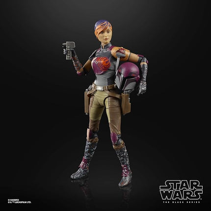 STAR WARS The Black Series Sabine Wren Toy 6-Inch-Scale Rebels Collectible Action Figure, Toys for Kids Ages 4 and Up
