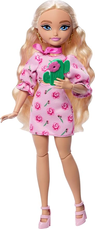 Barbie Dream Besties Festival Looks Set, Including Barbie “Malibu” Doll with Long, Blonde Stylized Hair, 10+ Removable Fashions & Accessories