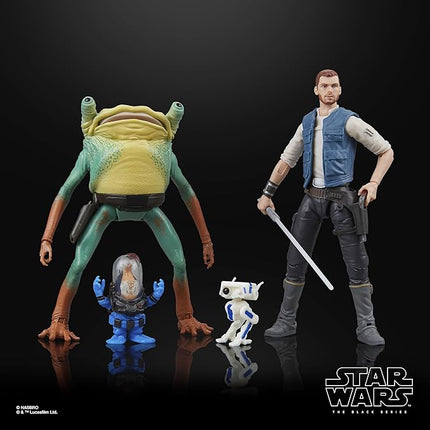 STAR WARS The Black Series Cal Kestis, BD-1, Turgle & Skoova Stev, Jedi: Survivor Gaming Greats Collectible 6 Inch Action Figure Multipack (Amazon Exclusive)