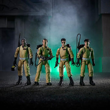Ghostbusters Plasma Pack O-Ring Action Figure Set, 40th Anniversary 3.75-Inch-Scale (9cm) 4-Pack, Toys for Kids Ages 4 and Up