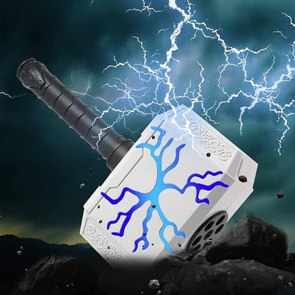 Dart-Blasting Hammer Toys Guns with Light -Toys for 6+ Year Old Boys,Kids Roleplay Toy Thunder Mjolnir Includes 30 Darts Gift for Boys & Girls Shooting Game Toy
