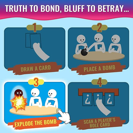 rokt&razo Capybara Squad: Squad Battle Edition – A Dynamic Co-op Social Deduction Card Game, Changing Roles, Perfect for Families & Friends. Easy to Learn, Packed with Fun, Laughter and Strategy