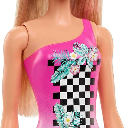 Barbie - Beach Doll - Pink Bathing Suit (HDC50)