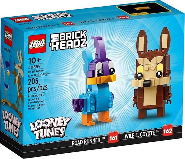 LEGO Brickheadz 40559 Looney Tunes Road Runner and Wile E. Coyote 323 Pieces 10+