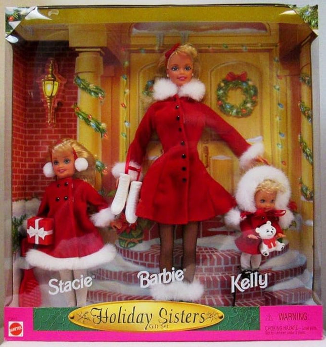Holiday Sisters 1999 Barbie, Kelly & Stacie Gift Set