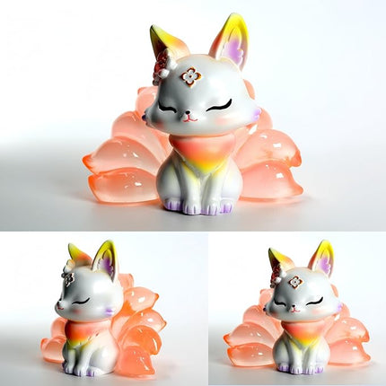 Nine-Tailed Demon Fox Blind Box Popular Mystery Boxes Collectible Action Figure Toys Random Style Goodie Treat Boxes Party Favors Gifts