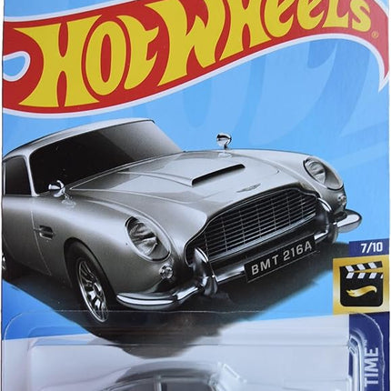 Hot Wheels Aston Martin 1963 DB5, HW Screen Time 7/10 [Silver] 107/250
