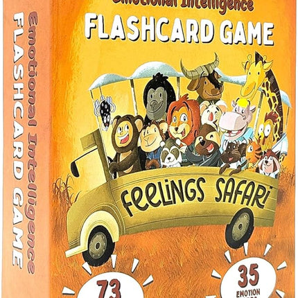 108 Feelings & Emotions Cards - Flashcard Game for Kids Emotional Intelligence - Facial Expressions & Scenarios - U.S. Company