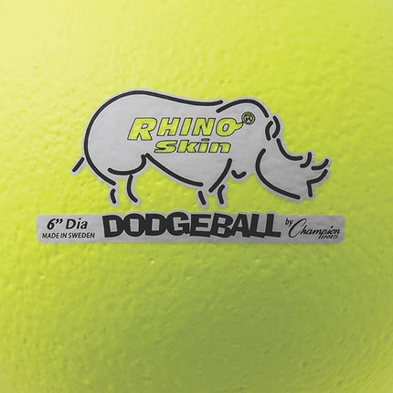 Champion Sports® Rhino Skin® Low Bounce Dodgeball Sets & Singles for Playground, PE, Backyard & League Games – Team Sports Equipment for Youth & Adults