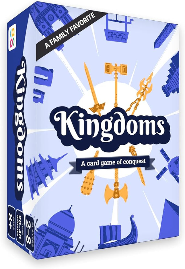 Kingdoms Card Game - Family Strategy Game for 2-8 Players, Ages 8+ | Master Tactics and Outwit Opponents
