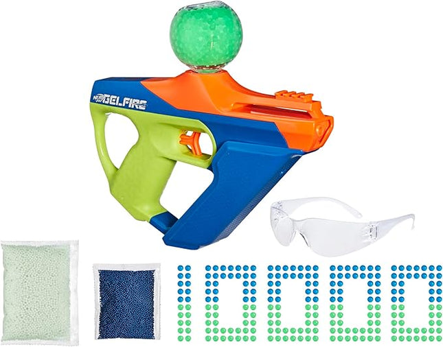 Nerf Pro Gelfire Nightfall Uproar Full Auto Blaster, 150 FPS, 10,000 Rounds, Glow in The Dark Blaster, Eyewear, Age 14+ (Amazon Exclusive)