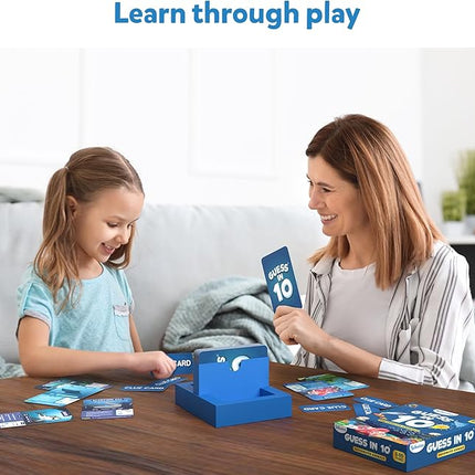 Skillmatics Guess in 10 Underwater Animals, Perfect for Boys, Girls, Kids, and Families Who Love Card Games, Toys, Board Games, Gifts for Ages 8, 9, 10 and Up