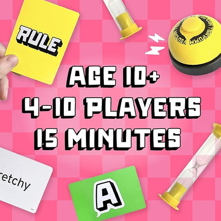 You Can't Say UMM: A Party Game for Family and Adults, Fast-Paced Family Word Game, Must Have for Game Night, Bonus Content Included