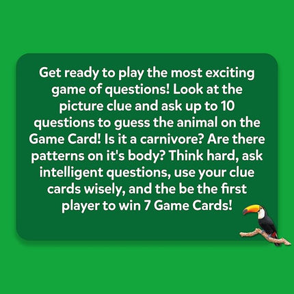 Skillmatics Guess in 10 Animal Picture Clues, Perfect for Boys, Girls, Kids, and Families Who Love, Card Games, Educational Games, Board Games, Gifts for Ages 6, 7, 8, 9 and Up