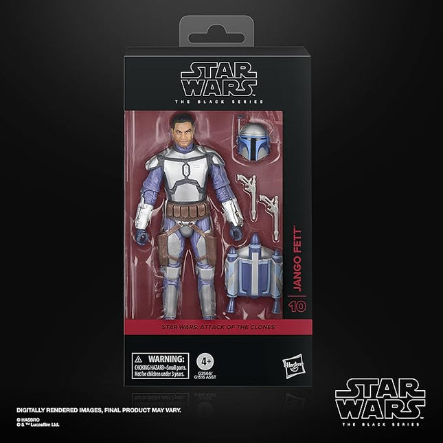 STAR WARS The Black Series Jango Fett, Attack of The Clones Premium Collectible 6 Inch Action Figure