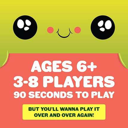 Exploding Kittens Happy Salmon 3-8 Players - Ages 6+ - 90 Second Rounds - Easy to Learn Quick Matching Card Game - Party Game, Family Game Night, Kid and Adult Card Game