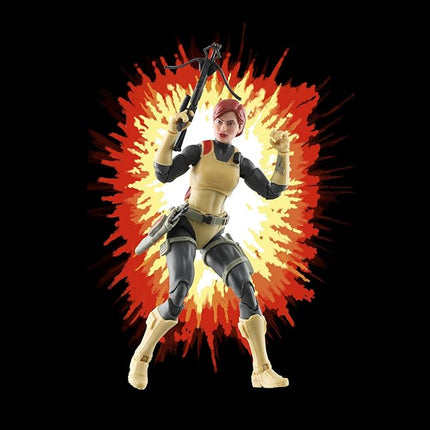 G.I. Joe Classified Series Retro Cardback Scarlett, Collectible 6-Inch Action Figure with 17 Accessories