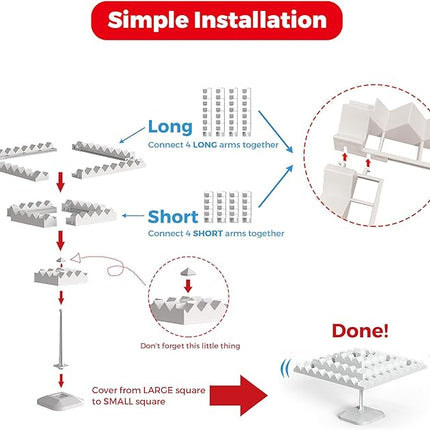 Tower Building Balance Board Game, Stacking Game for Family, 360° Drop Tower Swing Stacking Desktop Game for Teens & Adults, Parties Fun Games