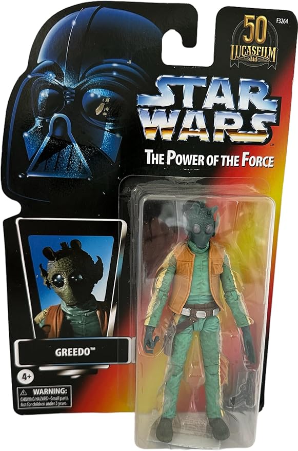 Star Wars 2021 Lucasfilm 50th Anniversary 6" Action Figure The Black Series Power of The Force 2 Greedo