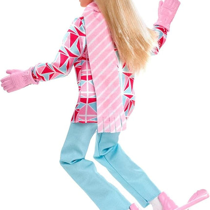 Barbie Snowboarder Fashion Doll, Winter Sports Theme with Blonde Hair, Jacket, Pants & Snowboard Accessories