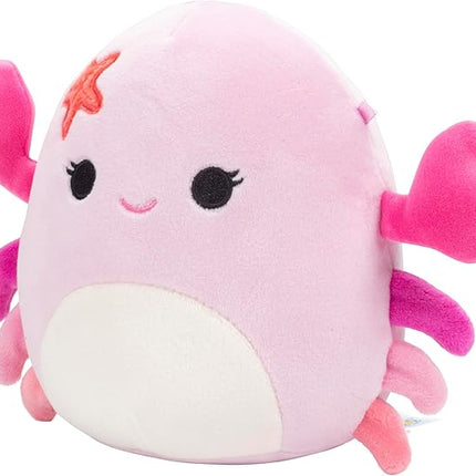 Squishmallows Original 5-Inch Cailey The Crab - Official Jazwares Plush - Collectible Soft & Squishy Little Stuffed Animal Toy - Add to Your Squad - Gift for Kids, Girls & Boys
