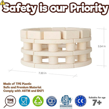 Taksa Toys Arch-Kid-Tech Roman Theater STEM Building Blocks Kit - 54-Piece Premium Educational Set for Kids Ages 7-10+ Years - Indoor Architectural Construction Games - Montessori Learning Toys