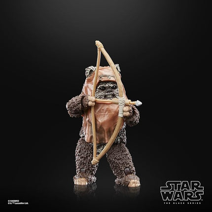 STAR WARS The Black Series Wicket, Return of The Jedi 40th Anniversary 6-Inch Collectible Action Figures, Ages 4 and Up