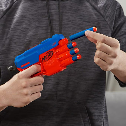 NERF Alpha Strike Claw QS-4 Blaster 4 Official Elite Foam Darts