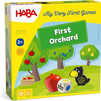 HABA My Very First Games - First Orchard Toddler Game - My First Orchard Game, Cooperative Toddler Board Games for 2 Year Olds - Made in Germany