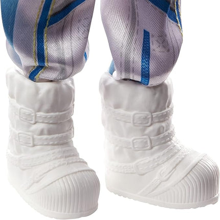 Barbie Space Discovery Astronaut Doll, Blonde, in Spacesuit with Helmet, Gloves, Flag & 3 Mini Packs of Astronaut Food (Non-Edible) for 3 to 7 Year Olds