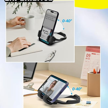 Stocking Stuffers for Teens Boys Men Adults Gifts: Thumbs Up Lazy Phone Stand Cell Phone Holder Gifts for Kids Women Teenage Girls Wife Ideas Funny Cool Gadgets Who Have Everything Gifts for Christmas