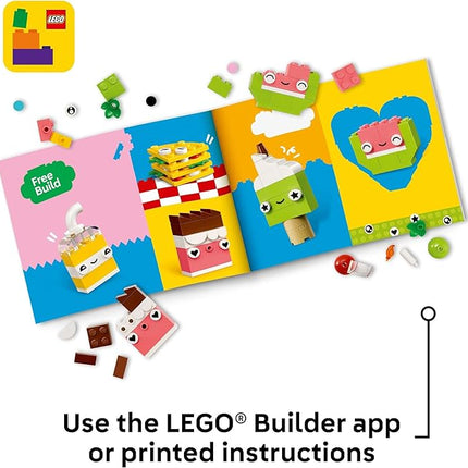 LEGO Classic Creative Food Friends Building Toy Set - Pretend Play Food for Kids, Boys and Girls, Ages 4+ - Learning and Educational Toy for Preschool - Gift Idea for Birthdays - 11039