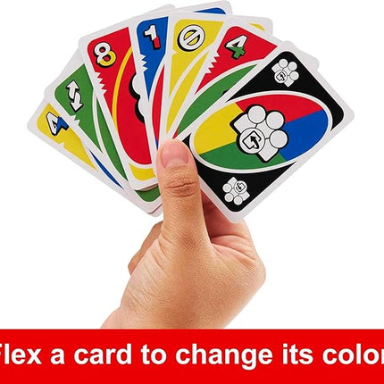 Mattel Games UNO Flex Card Game | Fun Games for Adult and Party Game Night | 2 to 6 Players (Amazon Exclusive)