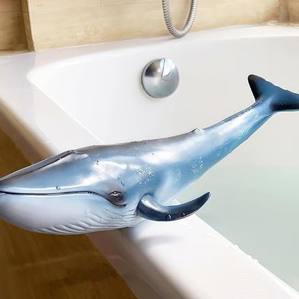Gemini&Genius Blue Whale Sea Animal Action Figure, Ocean Shark Whale Model Toy, Educational, Role Play, Swim, Beach, Bath and Collectors for Kids