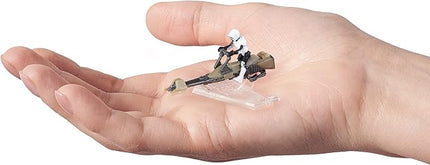 Star Wars Micro Galaxy Squadron Scout Class Blind Box, 3-Pack - Series 1 - Receive 3 of 6 Assorted Collectible 2.5" Vehicles & 1" Figure - Gift for Kids, Teens, Adults - 8+