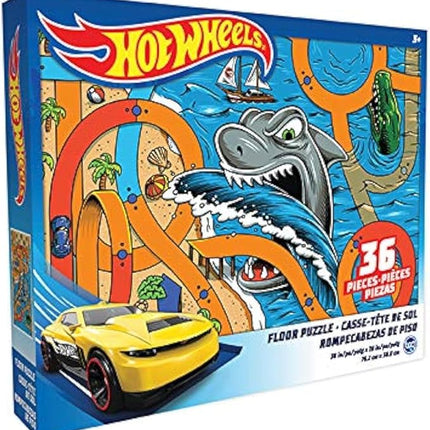 Hot Wheels - Kids Floor Puzzle. Educational Gifts for Boys and Girls. Colorful Pieces Fit Together Perfectly. Great Preschool Aged Learning Gift.
