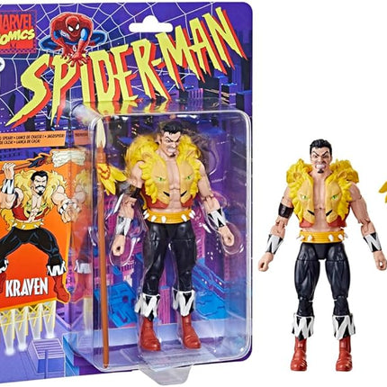 Hasbro Figure Kraven Spiderman Marvel Comics 15cm