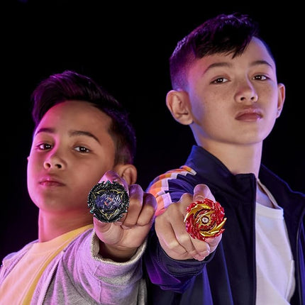 Beyblade Burst Surge Speedstorm Motor Strike Battle Set with Motorized Stadium, 2 Top Toys and 2 Launchers