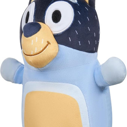 Squishmallows Original Bluey 10-Inch Bandit HugMees - Medium-Sized Ultrasoft Official Jazwares Plush