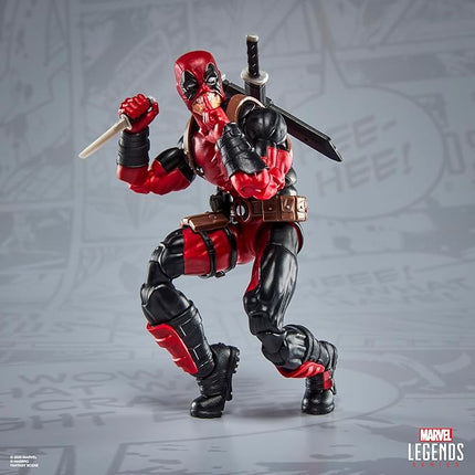 Marvel Legends Maximum Series Deadpool, Deluxe Deadpool Comics Collectible 6-Inch Action Figure with 24 Accessories Including X-Force’s Doop