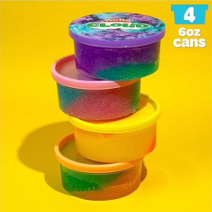 Play-Doh Scented Cloud, 4-Piece Bundle Pack, Play Doh Kit, Popular Kids Toys, Party Favors for Ages 8-12, Playdoh Compound & Bulk Packs, Kids Gifts 8-12