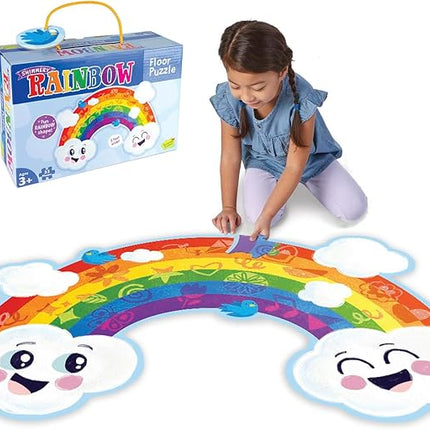 Peaceable Kingdom Shimmery Rainbow Floor Puzzle