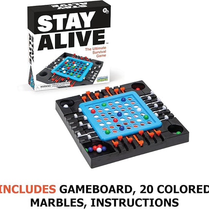 Stay Alive Board Game - Family Game Night, Strategic Game Play, Retro Board Games, The Ultimate Survival, Multi-Player, for Kids, Ages 8+