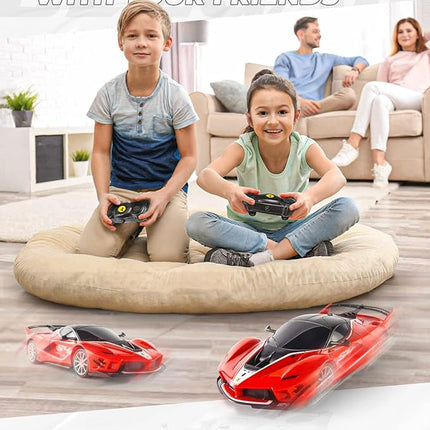 BEZGAR Remote Control Ferrari Car - 1:24 Scale Ferrari Electric Sport Racing Toy Car Model Vehicle, 2.4Ghz Licensed Red RC Car Series for Adult, Girls, Boys Age 8 9 10 11 12 Years Holiday Ideas Gift