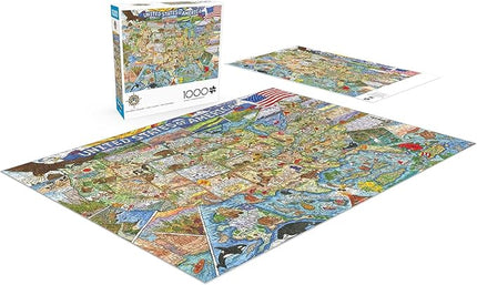 Buffalo Games - Carrie Wagner - Colorful Country - 1000 Piece Jigsaw Puzzle for Adults -Challenging Puzzle Perfect for Game Nights - Finished Size is 26.75 x 19.75