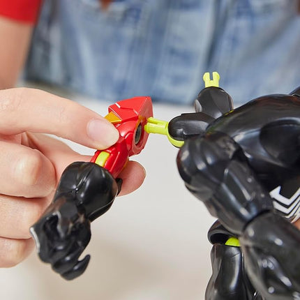 Spider-Man MixMashers Marvel Venom Custom Mix-and-Match Deluxe Action Figure & Accessories, 5-Inch-Scale (12 cm) Super Hero Toys for Kids Ages 4+