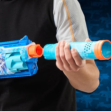 Nerf Loadout FrostFusion Blaster, 4 Interchangeable Attachment Accessories, 30 Nerf N1 Darts, Kids Toys & Gifts, Ages 8+ (Amazon Exclusive)