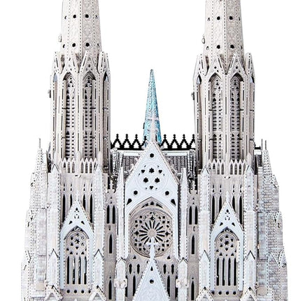 Piececool 3D Metal Puzzles for Adults, St. Patrick's Cathedral Model Kits,New York Cathedral Architecture Building Kits, DIY Hobbies Crafts for Adult Family Time,Home Decor Best Gifts