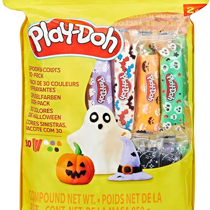 Play-Doh 30 Pack Spooky Colors, Individually Wrapped 1 Ounce Sticks for Halloween, Trick or Treat, or Fall Seasonal Arts & Crafts for Kids 2+