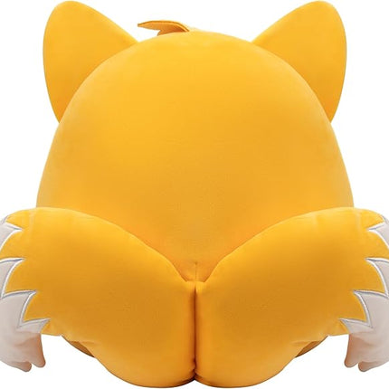 Squishmallows Original 14in “Sonic The Hedgehog” Tails Holding Gold Rings Plush (Large)